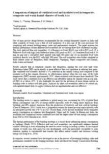 Comparison_ventilated roof _ insulated roof_composite & warm humid_South Asia_2025